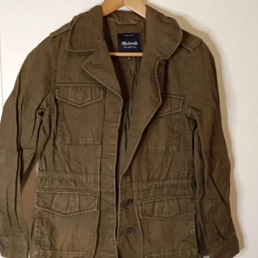 Madewell Utility Jacket Button Up Size Small Women - image 3